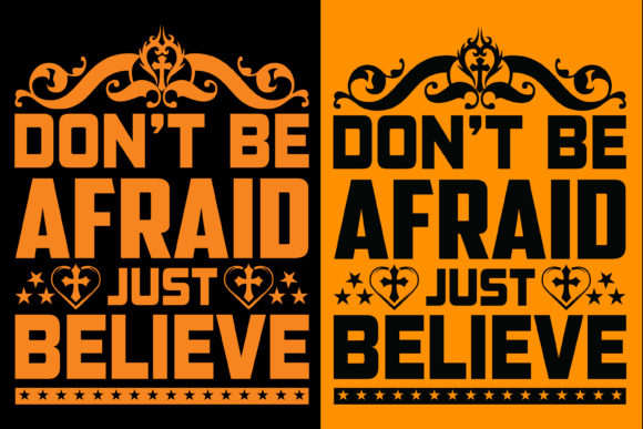 Do Not Be Afraid Jesus Tshirt Design