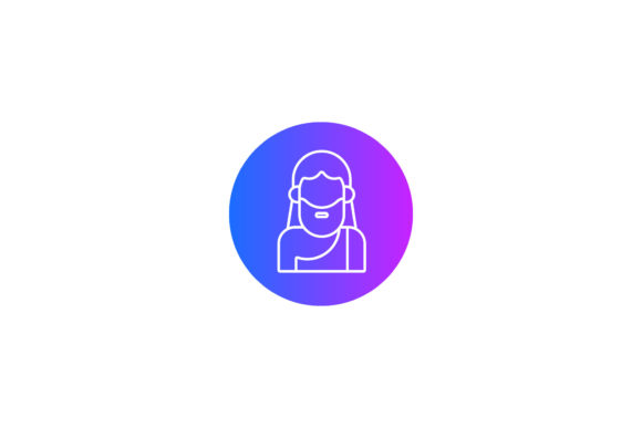 Easter Circular Jesus Icon for Modern Creators