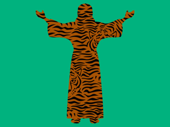 Jesus Tiger Skin Sublimation: Unique Faith Expression