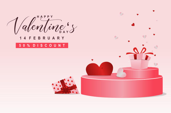 Perfecting Your Valentine’s Day Sale Banner Background