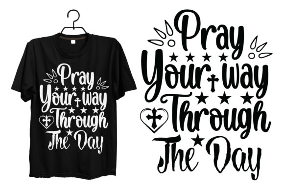 Pray Your Way Through the Day Jesus Tee – Faith Meets Daily Wear