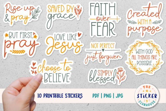 Religious Stickers Christian Stickers: A Practical Guide for Personal Expression and Faith Sharing