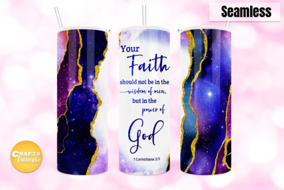 Skinny Tumbler Sublimation Bible Verse